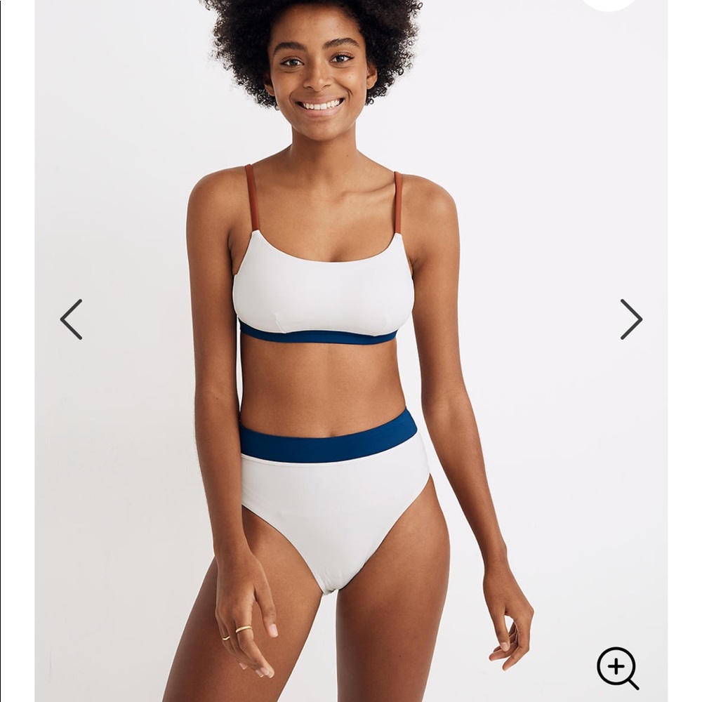 Madewell second wave sport bikini top